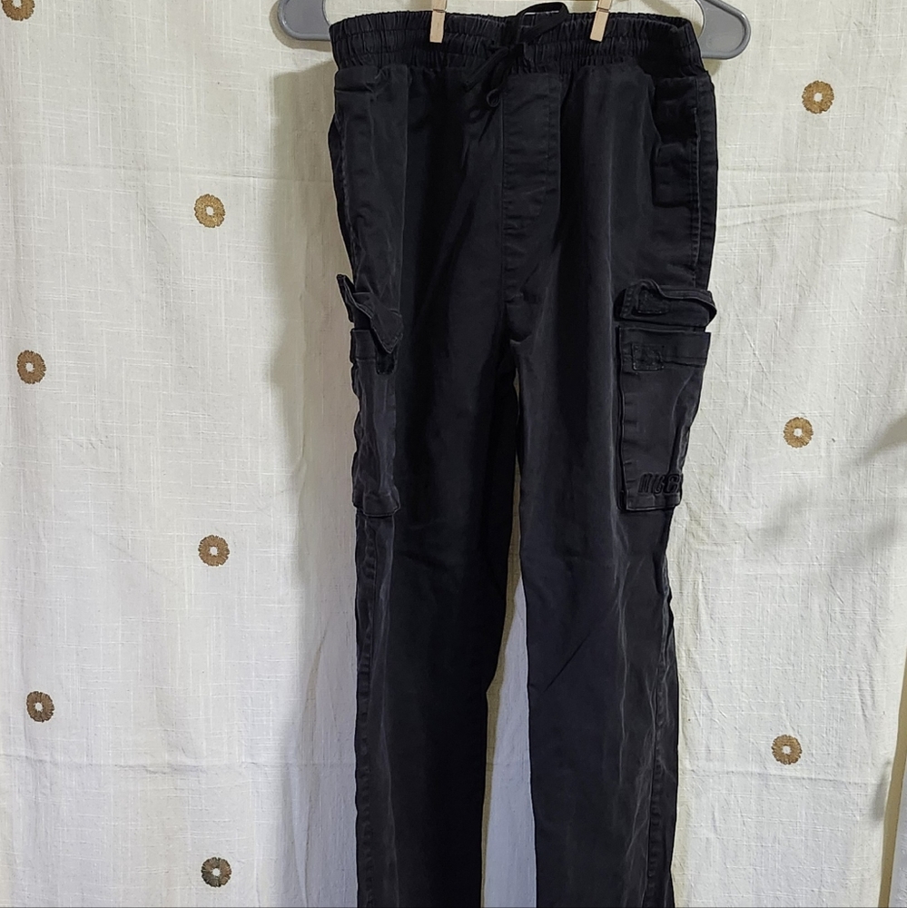 Cargo Pants Black Mens Meduim - Nicce